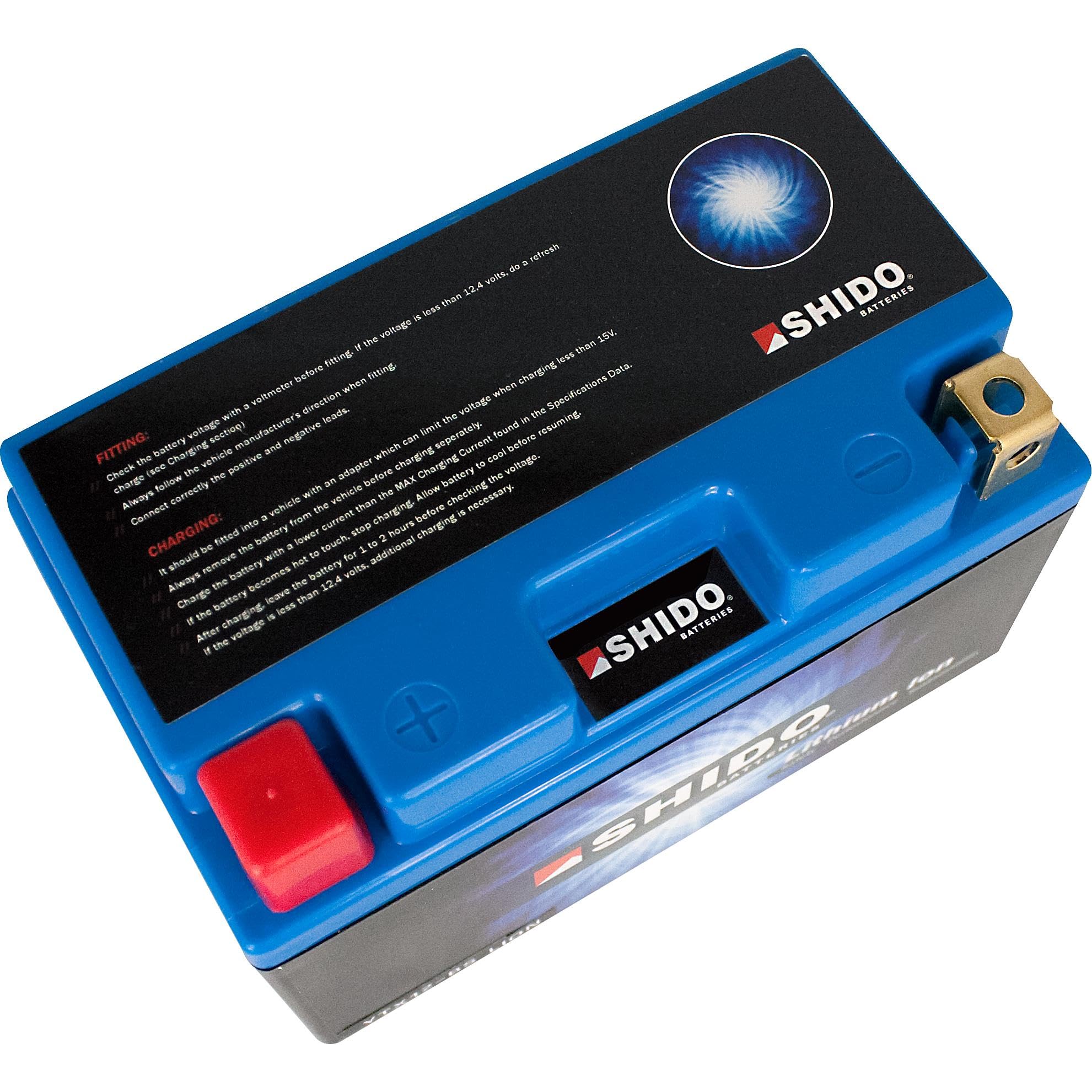 SHIDO LTX12-BS LION -S- Batterie Moto Lithium Ion