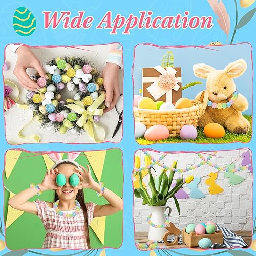 Miniatura 7 de Huquary 80 cuentas redondas de diamantes de imitación de 0.78 pulgadas (0.787 in), cuentas de bola de disco para Halloween, otoño, Acción de