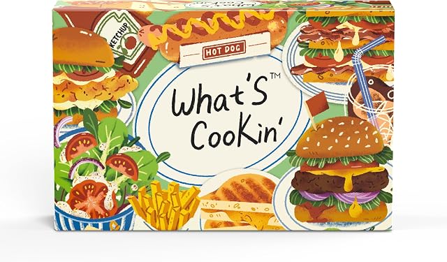 What’s Cookin’ – The Fast Food Card Game | Easy to Learn, Hard to Master | 15-20 Minute Playtime | Perfect for Family Game Nights & Parties!
