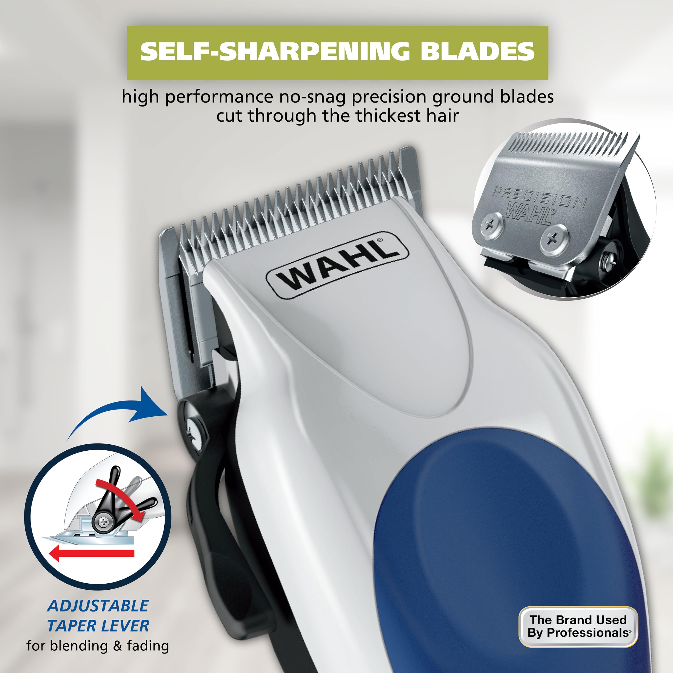 Amazon.com: Wahl Clipper USA Color Pro Complete Haircutting Kit