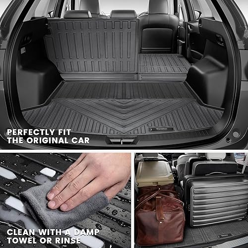 Miniatura 4 de Vanseno Tapete de carga compatible con Mazda CX-5 2013-2016, alfombrillas de carga de protección para todo tipo de clima, alfombrillas de TPE para