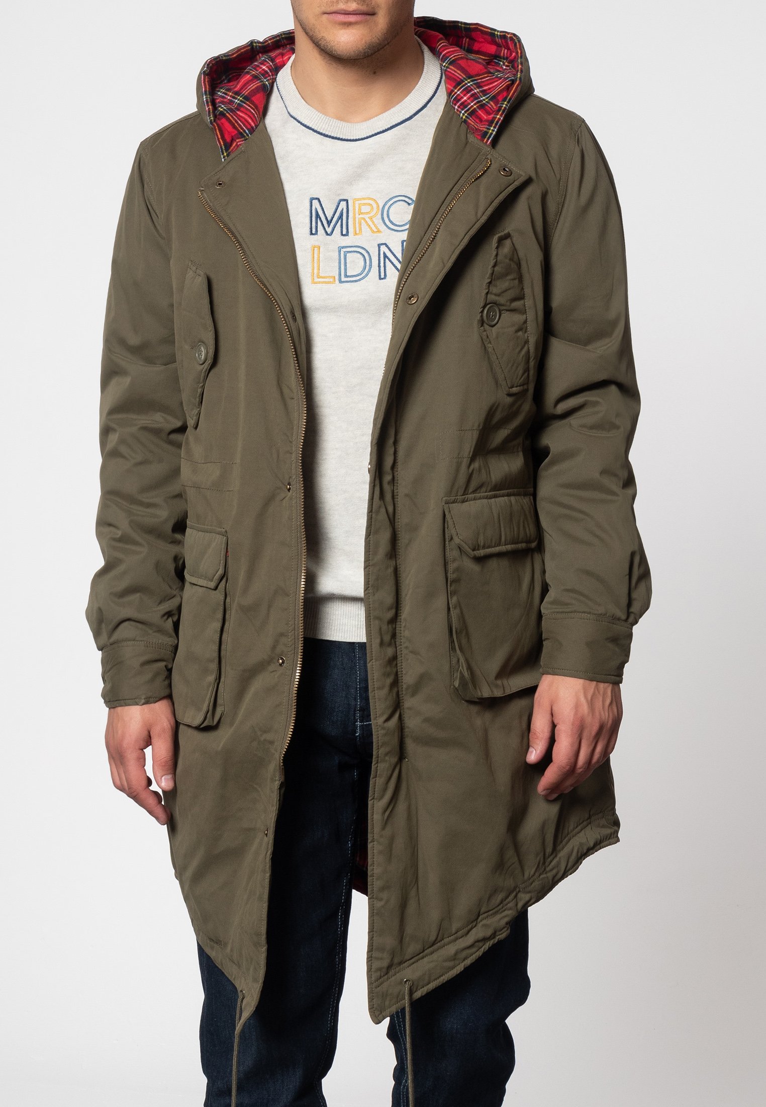 Merc of London Tobias Parka Abrigo Hombre