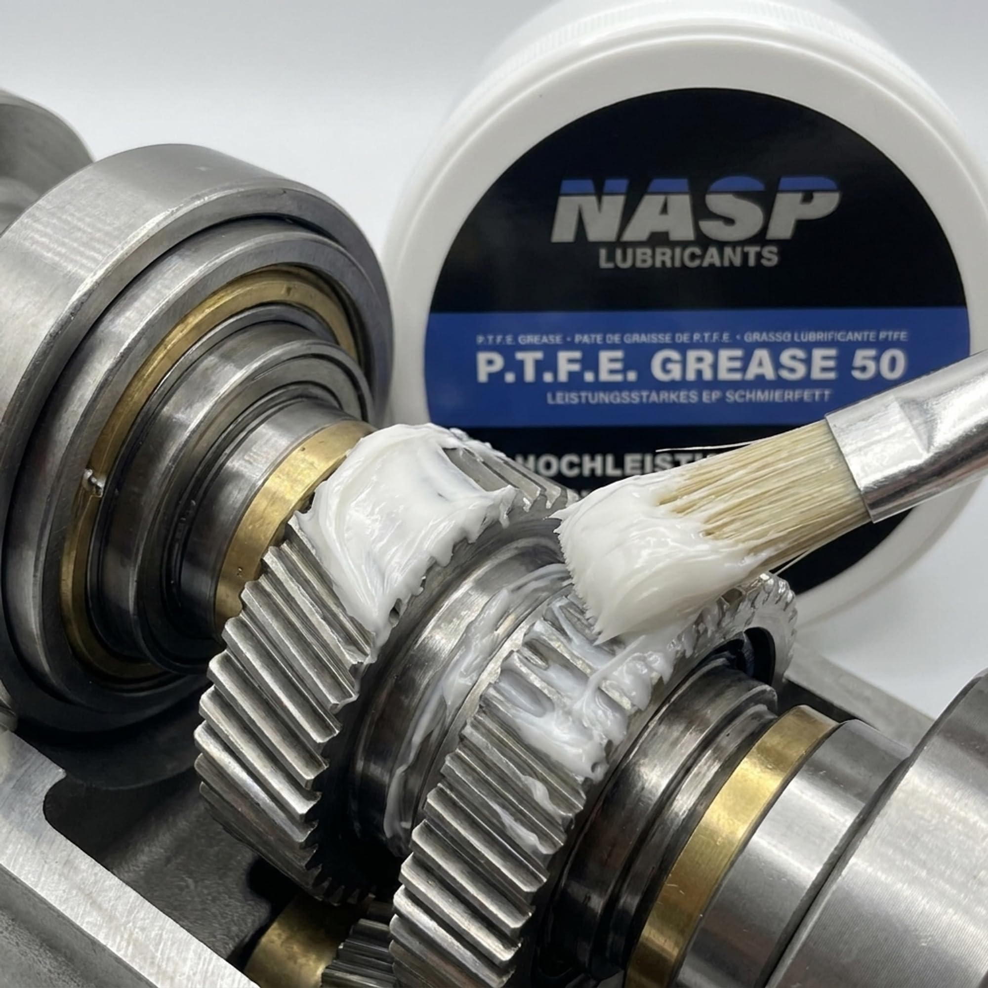 Pasta de silicona de larga duración NASP con un 50 % de PTFE, tubo de 150 g