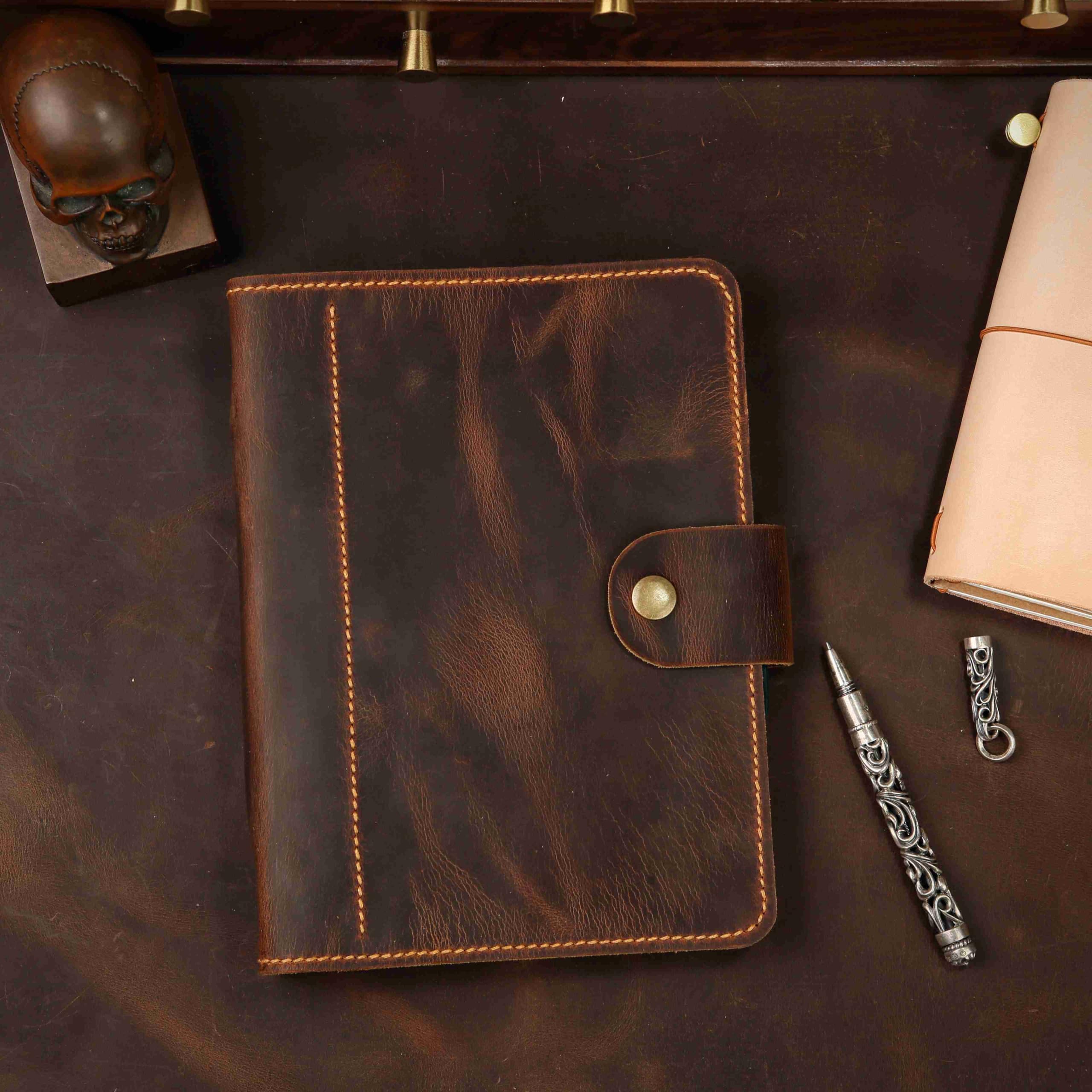 Amazon.co.jp: レザー システム手帳 A5 本革 直径2cmリング 6穴