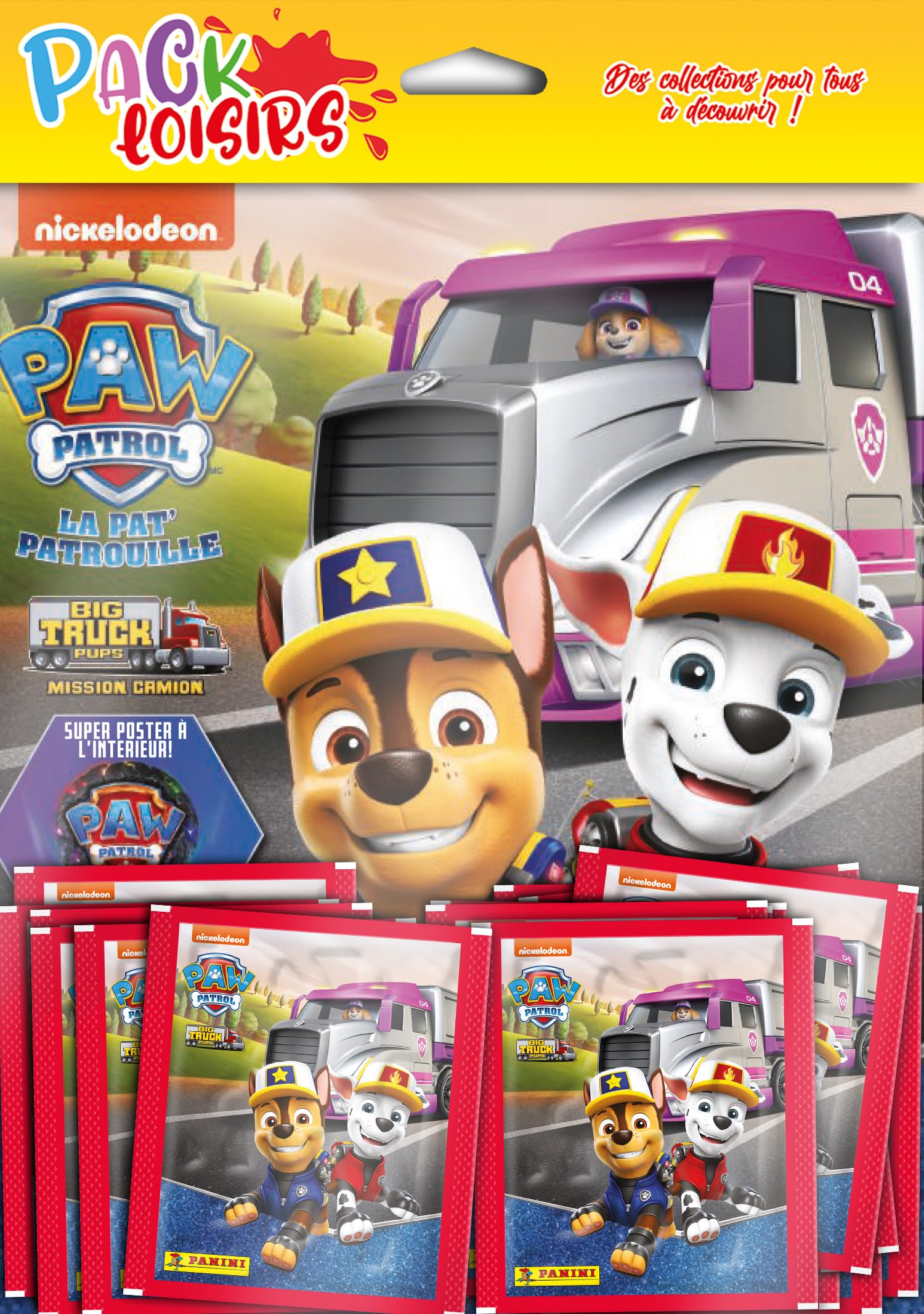 Panini PAW Patrol Sammelalbum Set - Inklusive 50 Stickertüten & 250 Aufkleber