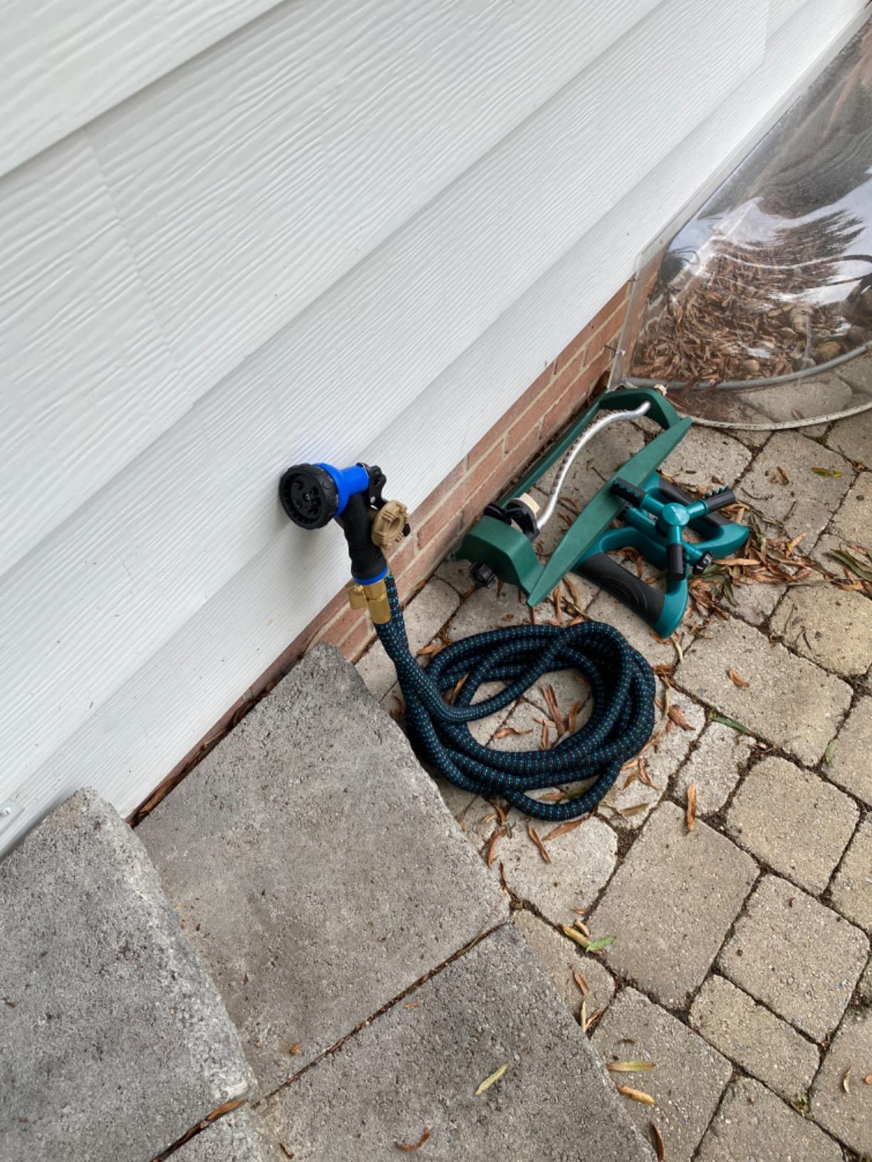 No more garden hose tug a war