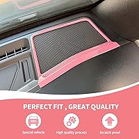 Vista 4 de Funda para altavoz Bronco A-Pilar, cubierta de altavoz de consola central compatible con accesorios interiores Ford Bronco 2021-2023, rosa