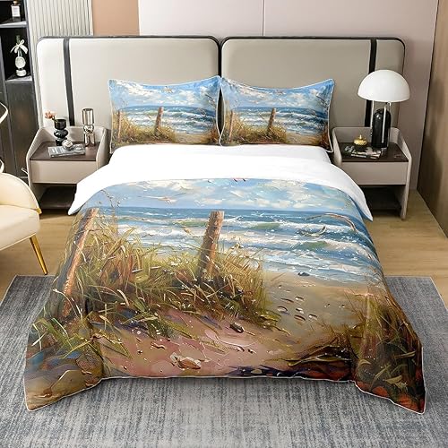 Miniatura 36 de Juego de ropa de cama tamaño King 100% algodón con notas musicales de piano y clave musical, juego de ropa de cama para niños y niñas, diseño retro