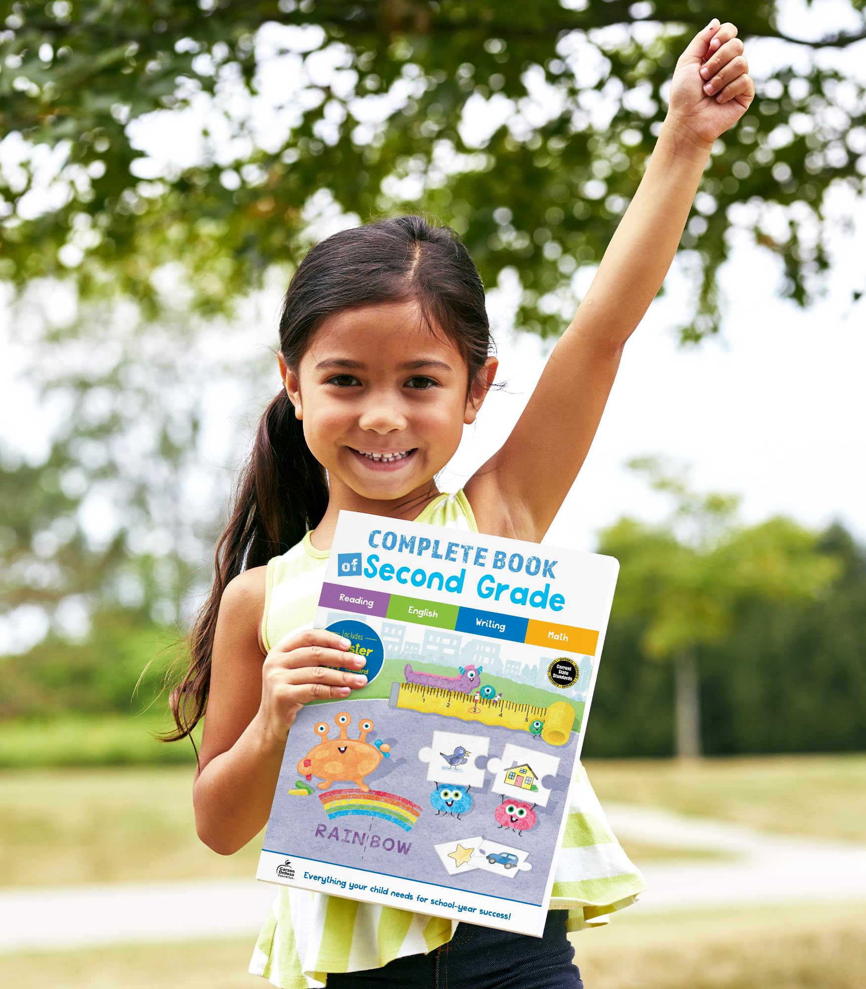 Carson Dellosa Complete Book of Second Grade Workbook, Parts of Speech, Grammar, Math, Reading Comprehension, and Writing Practice, Classroom or Homeschool Curriculum - Image 9