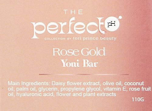 Miniatura 9 de Tori Prince Beauty Jabón de barra Yoni de oro rosa para mujer  Barras de jabón equilibradas con pH totalmente natural, desodorantes vaginales,