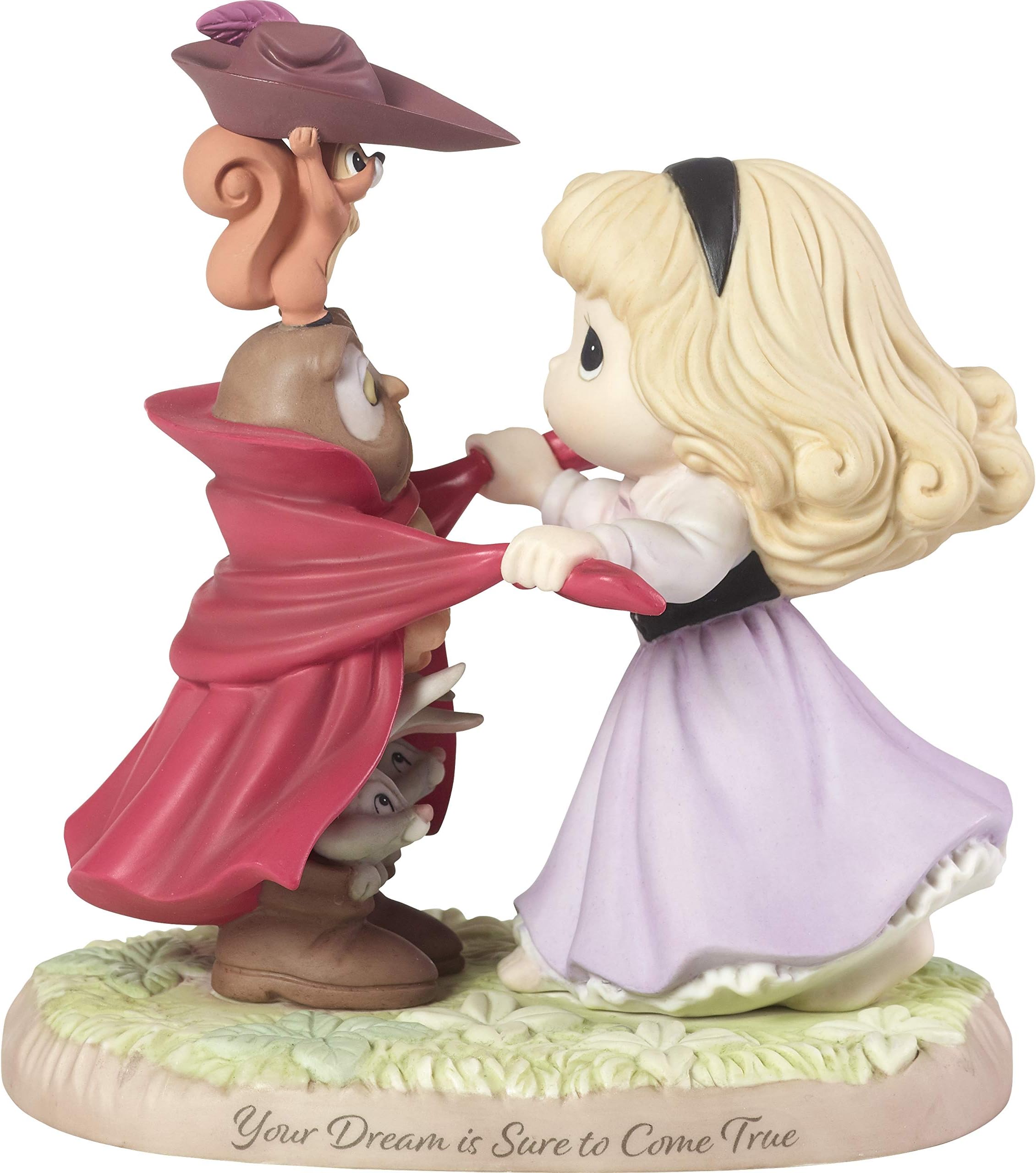 Precious Moments Disney Showcase Collection Your Dream is Sure to Come True Sleeping Beauty Bisque Porcelain 183072 Figurine, One Size, Multi