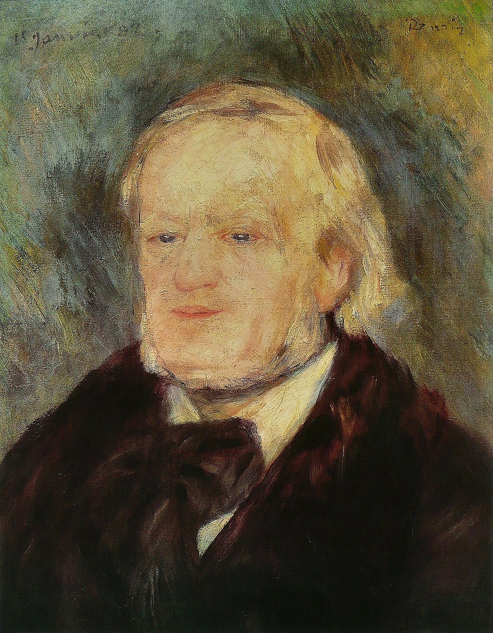 Impresión mate de Richard Wagner por Pierre Auguste Renoir en alta calidad