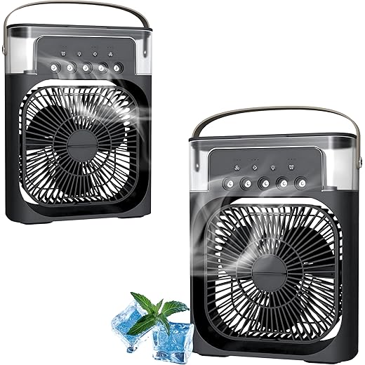 Drumstone USB Portable Air Cooler 3 in 1 Fan with Adjustabl
