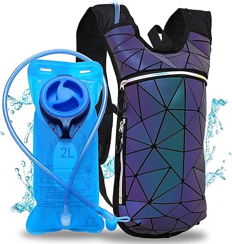 Miniatura 2 de Sojourner - Mochila de hidratación, cubierta de agua de 2L incluida para festivales, raves, senderismo, ciclismo, escalada, carrera y más