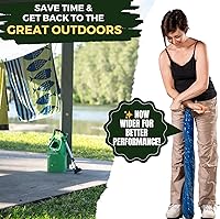 Vista 4 de Escurridor de Ropa Ultraligero – Versión Actualizada 2025 con Toalla Más Ancha – Escurridor de Ropa Manual con Manivela para Viajes, Camping y Uso