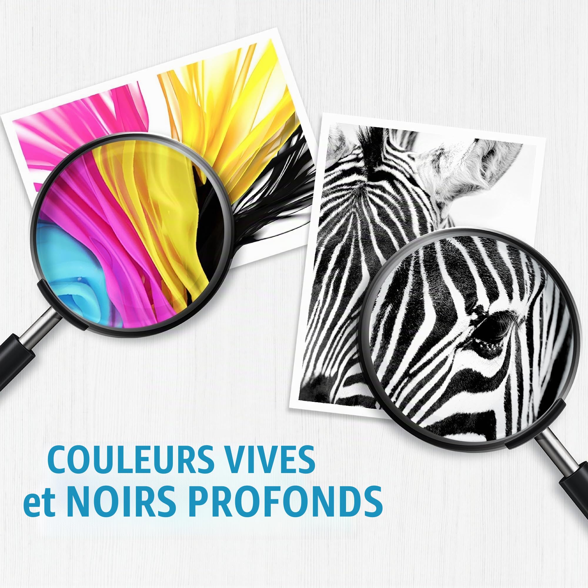 HP 304 2 pièces Original Rendement standard Noir, Cyan, Magenta, Jaune