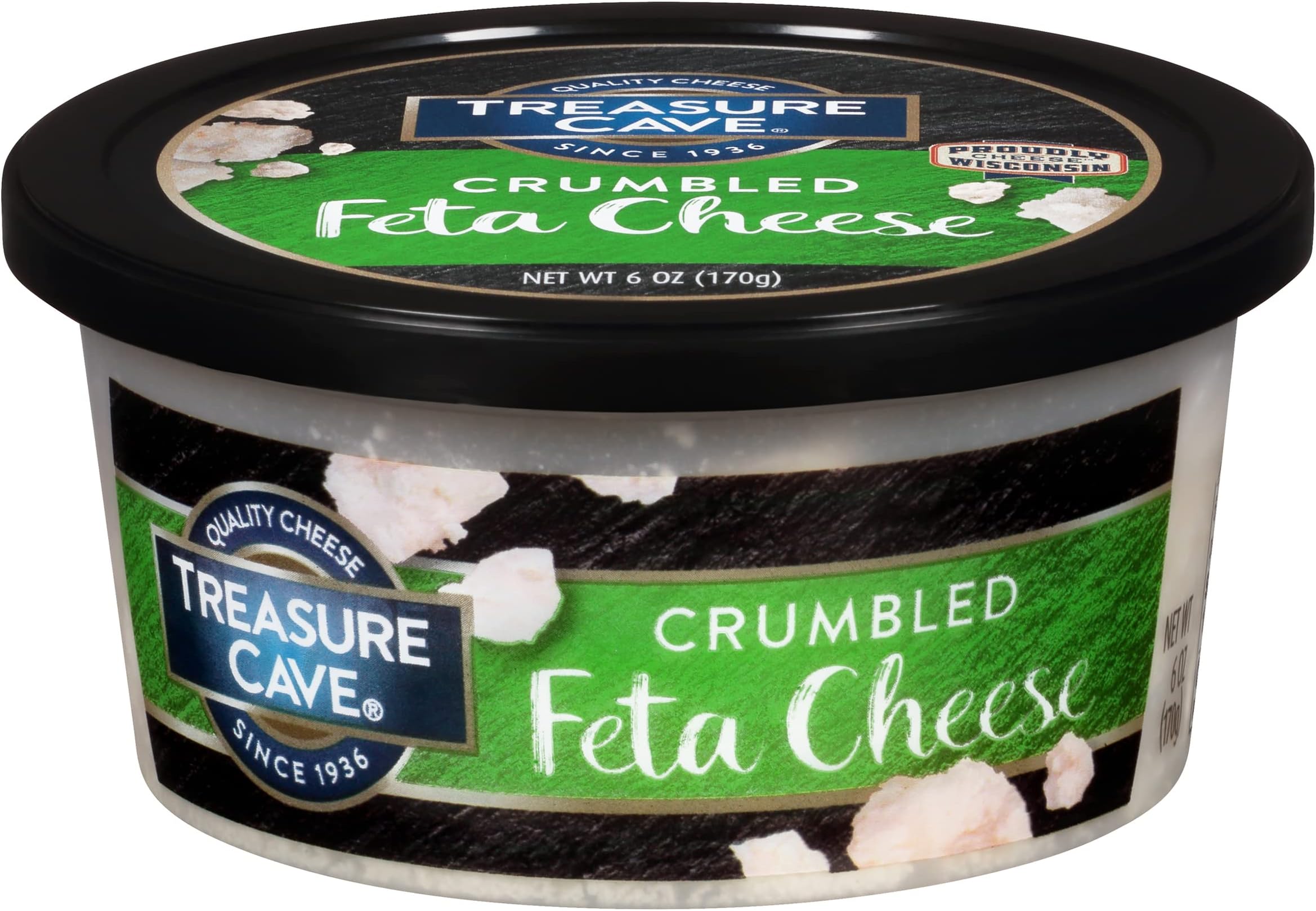 Treasure Cave, Crumbled Feta Cheese, 6.0 oz