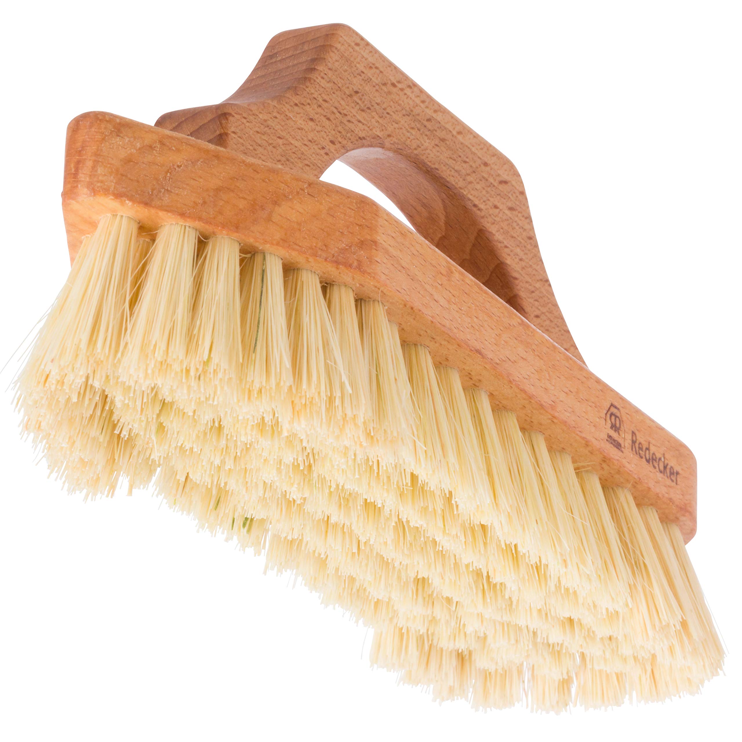 Redecker Cepillo abrasivo con mango de madera de haya, tamaño 22 cm, número de artículo 302508