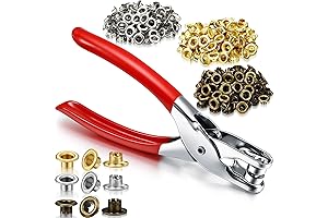 Complete Grommet Tool Kit with 301 Pieces