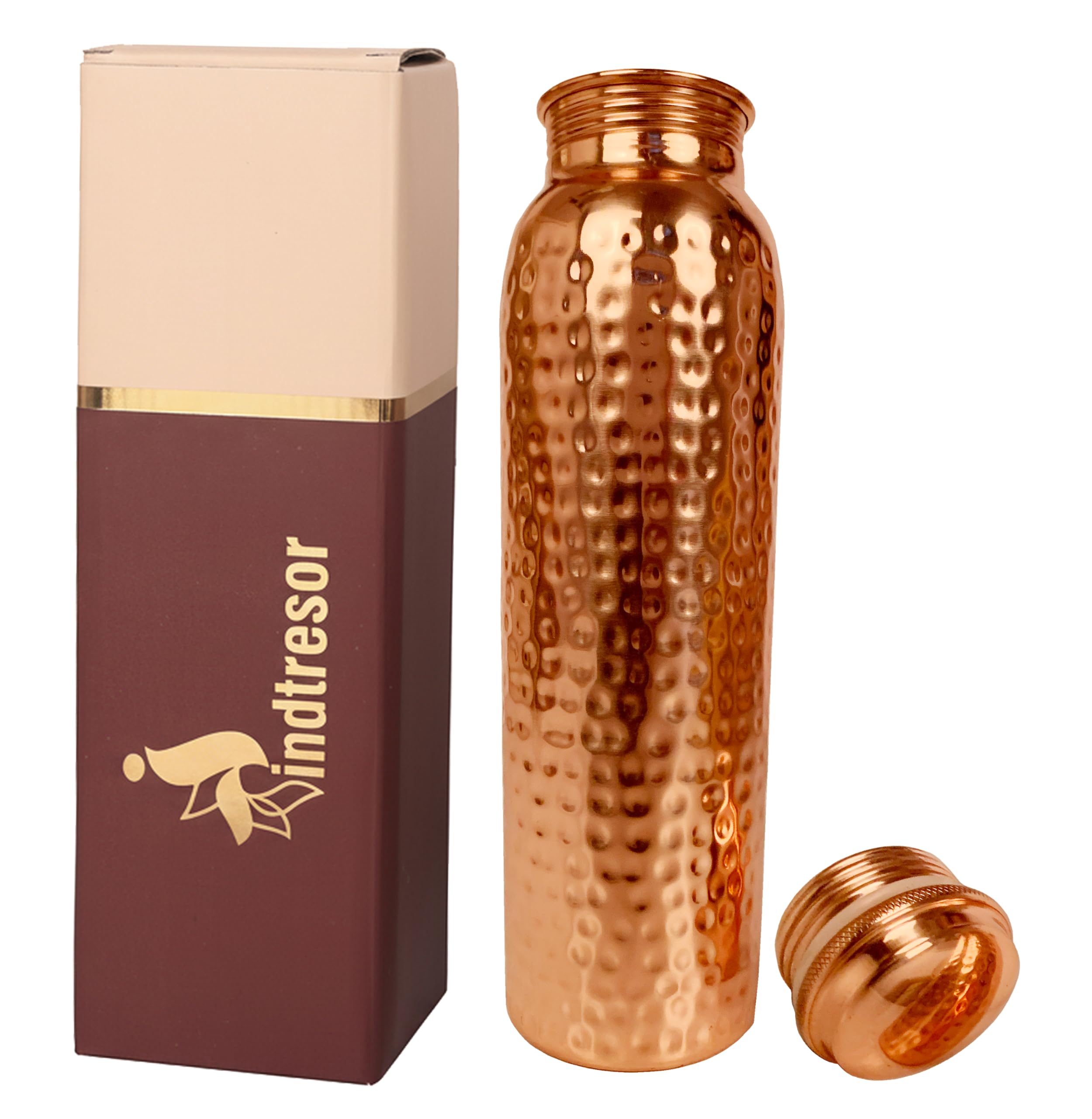 Pure Copper Water Bottle - Ayurvedic Health Benefits -1