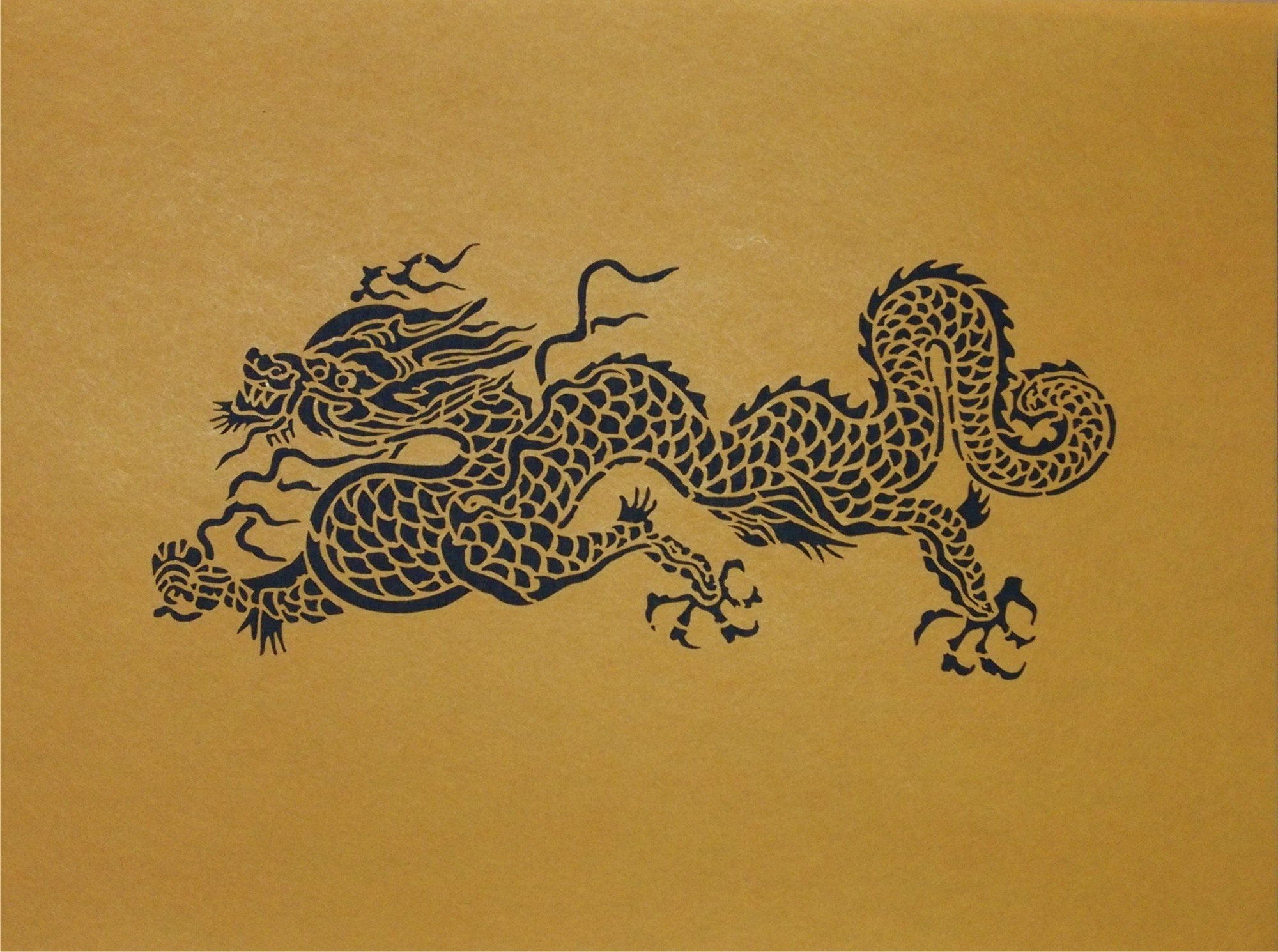 Amazon.co.jp: ステンシルシート 龍の図 型紙 : ホビー