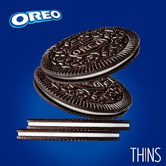 OREO Thins Chocolate Sandwich Cookies, 12-9.21 oz Packs