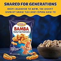 Vista 3 de Osem Bamba Peanut Snacks para toda la familia – Puffs de maní natural 2 paquetes familiares (paquete de 16 bolsas de 0.7 onzas) – Bocadillos