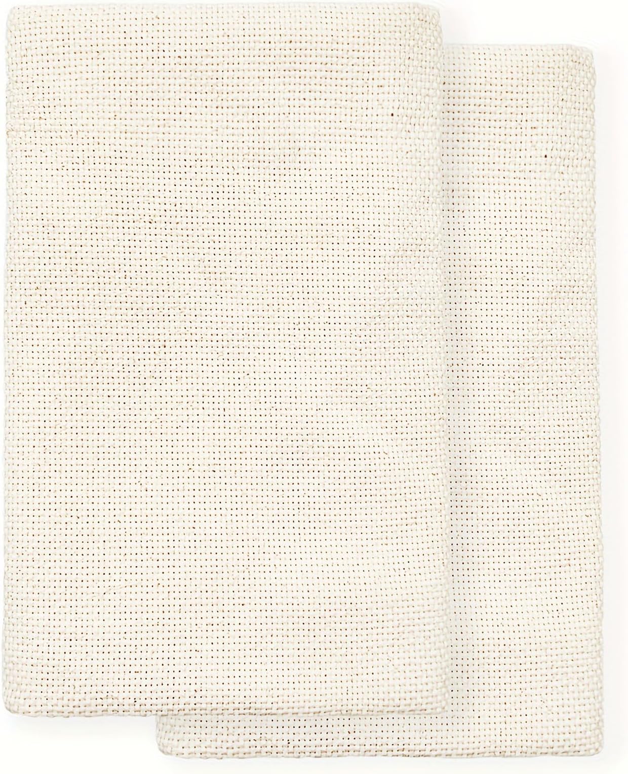 Wool Queen 2Pc 26.3''x19.6'' Needlework Fabric Monk's Cloth for Rug-Punch/Punch Needle