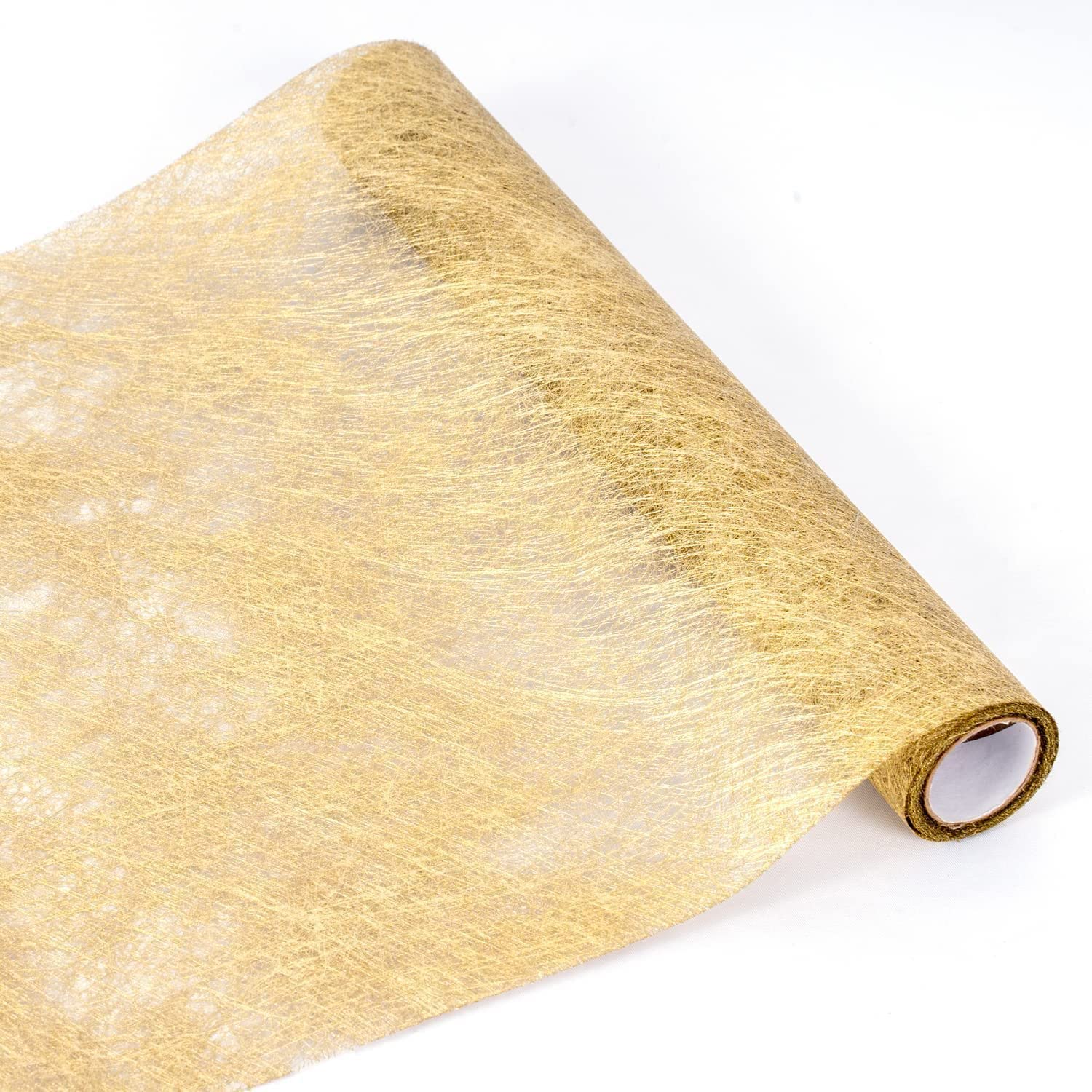 30Cmx15M Runner Oro Da Tavolo, Runner Da Tavolo Dorato Riutilizzabile Tovaglia Per Feste Runner Da Tavolo Glitterato, Decorazione Da Tavolo Per Compleanni, Matrimoni (Oro)