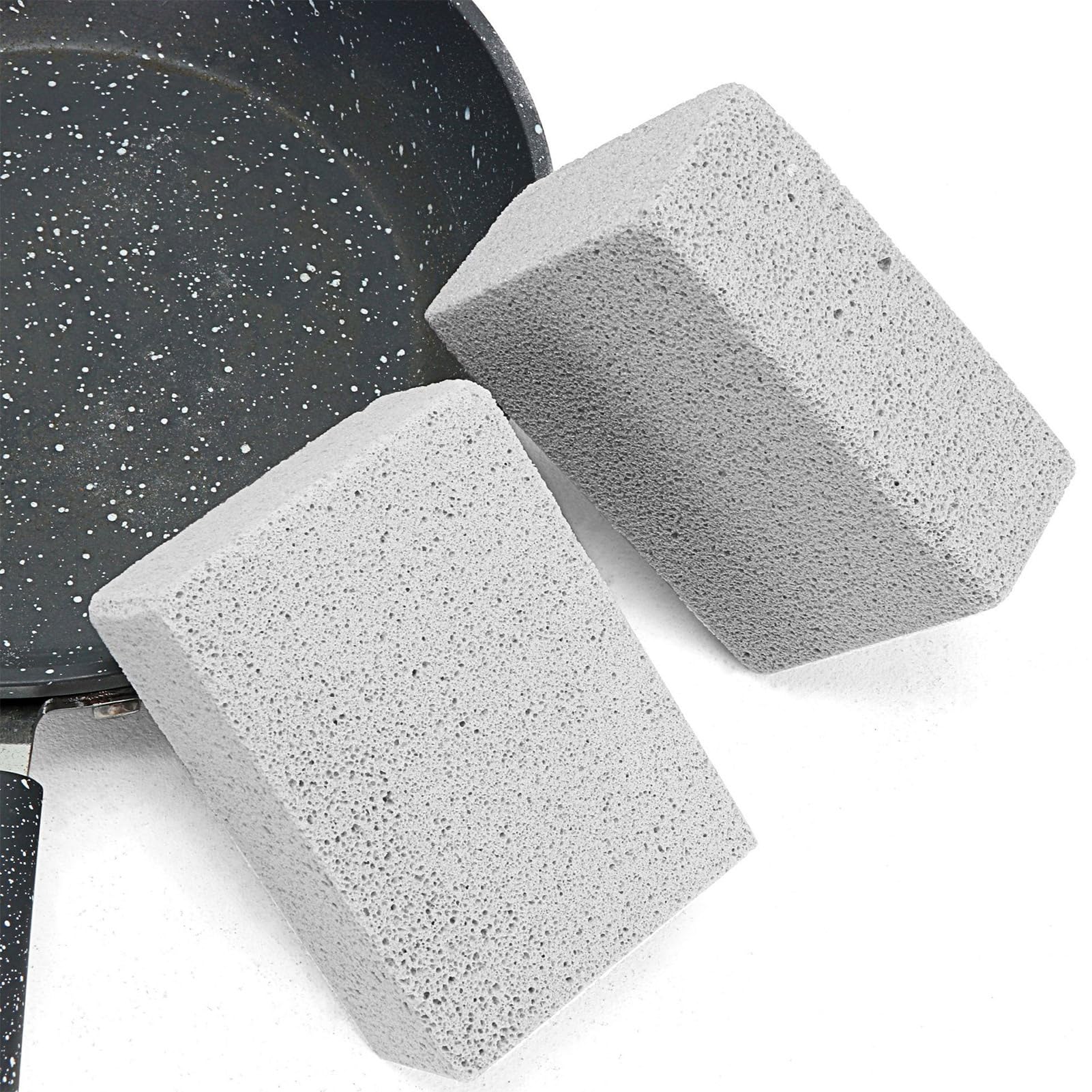 Bloque De Limpieza - Paquete De 8 Estropajos Para Eliminar Manchas | Difíciles | Limpiador De Azulejos Para Piscinas Y Herramienta De Fregado | Piedra Pómez Resistente E Inodoro Para Azulejos D