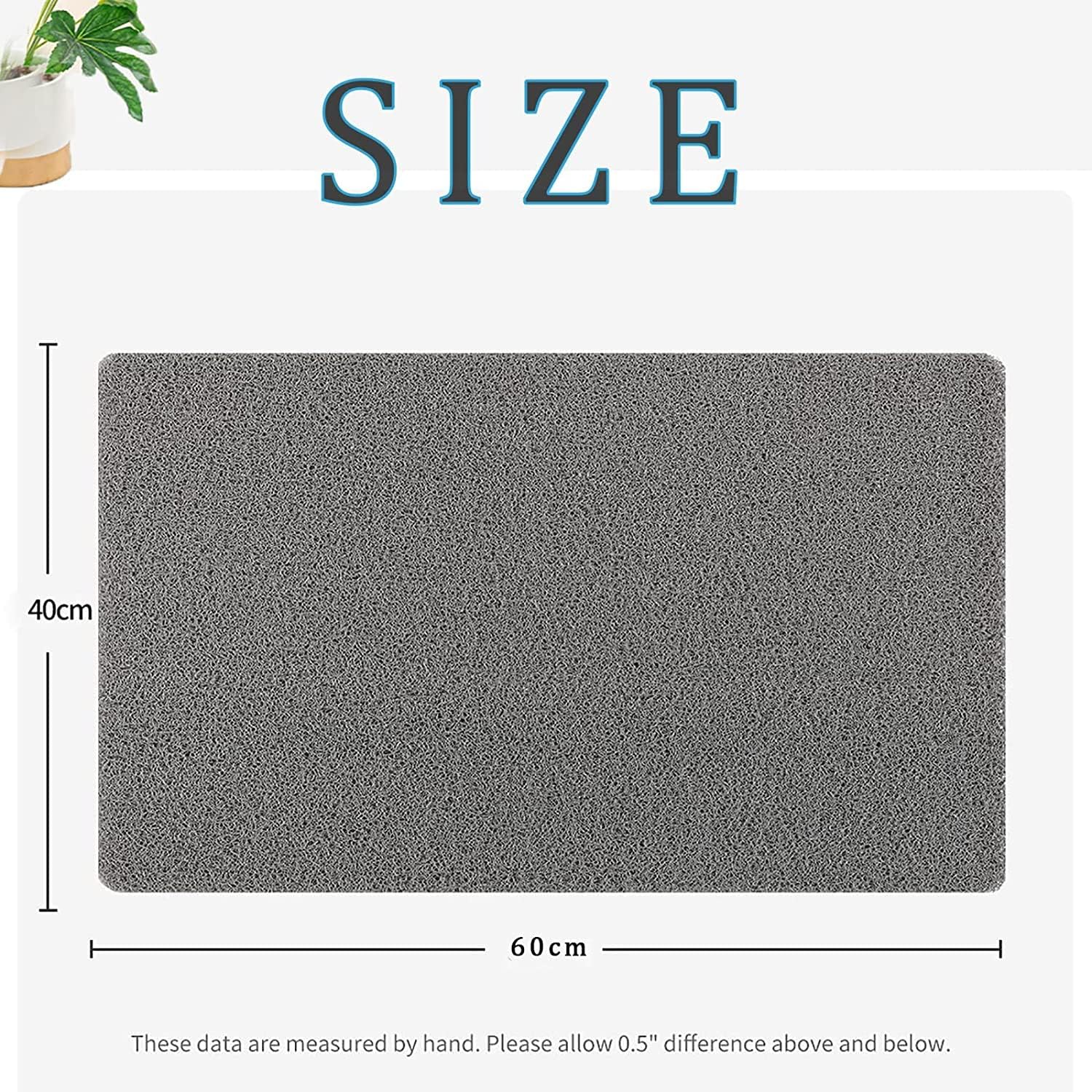 HXZDEY Non-Slip Bathtub Mat - Secure Mat, Shower Mats for Bath Tub, Pool Mats for Floor, Quick Drying Easy Cleaning PVC Loofah Bathmat for Bathroom (Color : Brown, Size : 44 * 75cm)