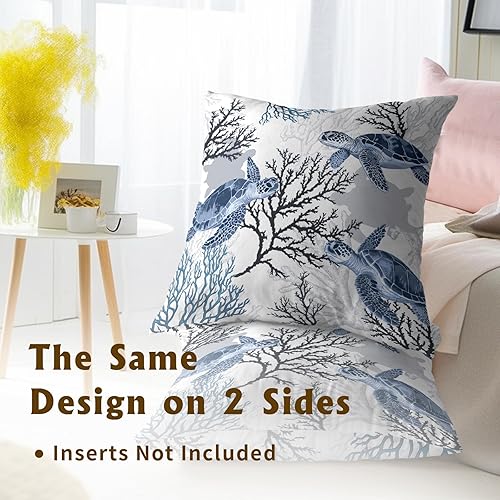 Miniatura 7 de Juego de 2 fundas de almohada de hojas verdes salvia primaveral de 16 x 16 pulgadas, fundas de cojín de acuarela floral de eucalipto, hojas de