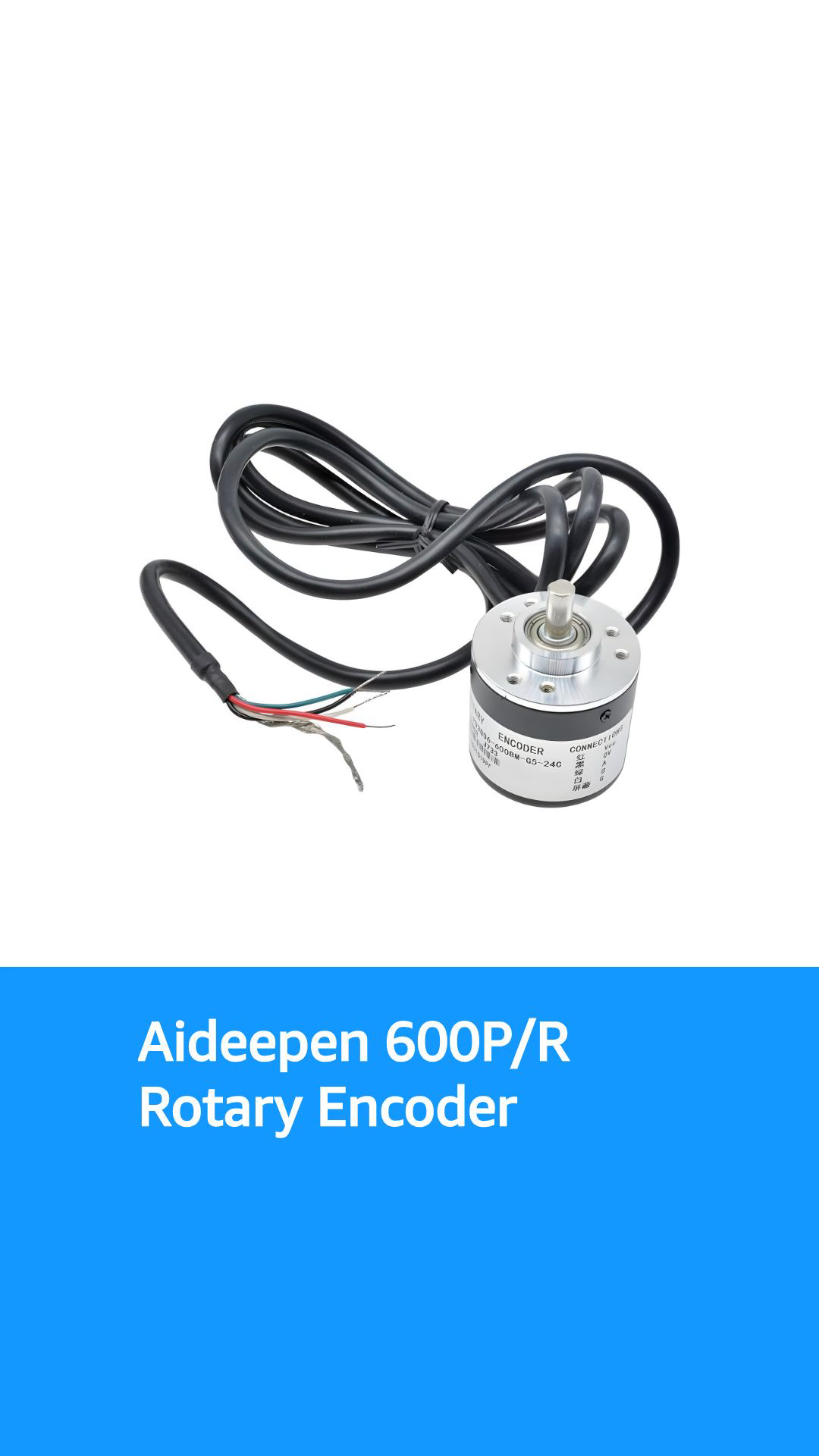 600P/R Rotary Encoder, Aideepen AB 2 Phase Incremental Rotary