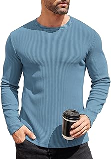 Sponsored You’re seeing this ad based on the product’s relevance to your search query.Learn more about this advertisement COOFANDY Men's Knitted Pullover with Crew Neck, Slim Fit, Casual, Lightweight Winter Jumper, Basic Men's Jumper