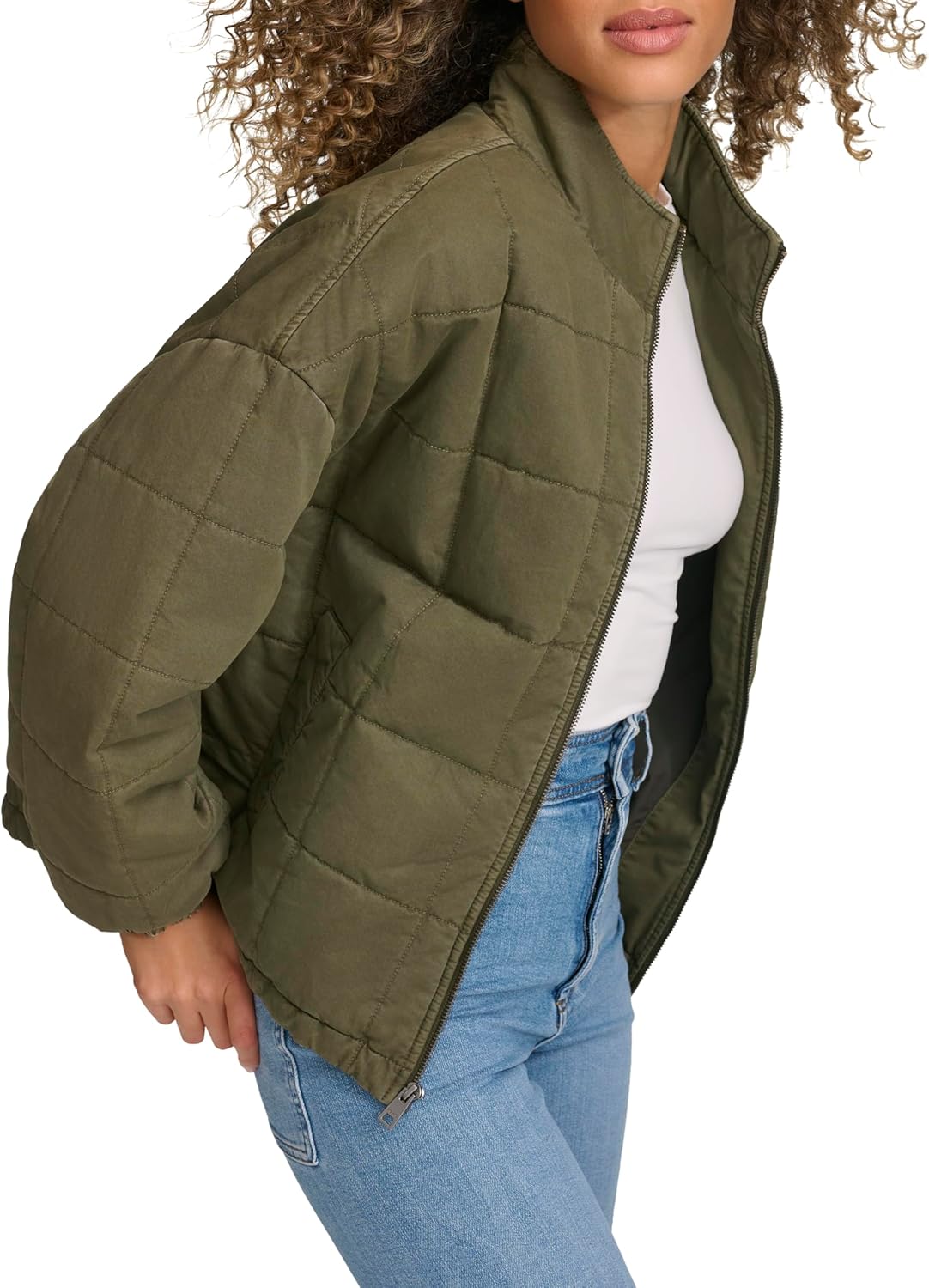 Levi's womens Box Quilted Cotton Jacket - Image 5