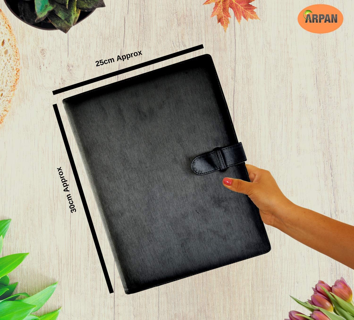 Arpan A4 Professional Display Presentation Book Portfolio Folder (Black - 36 Pockets (72 Sides))