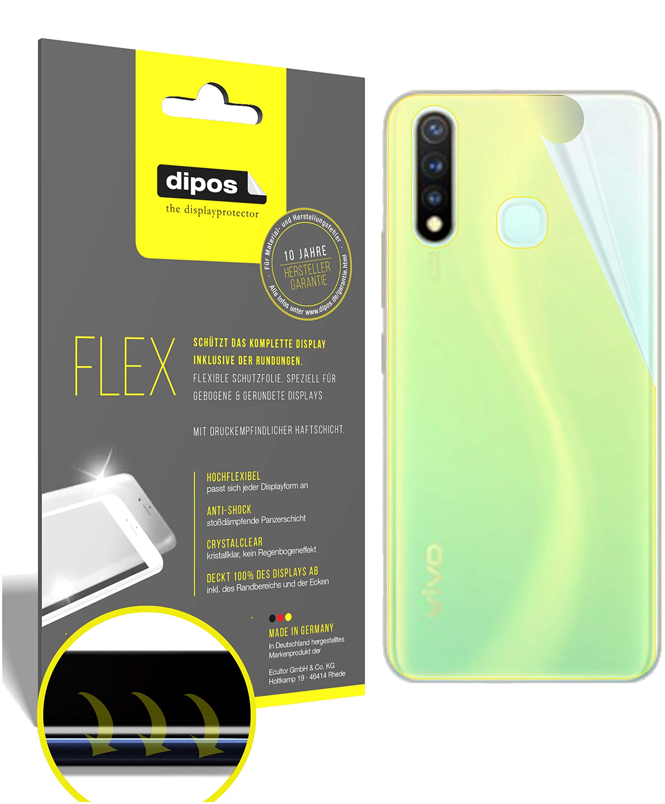 dipos I 2X Pellicola Protettiva Opaco Compatibile con JVC J20 Protezione Vetro Flessibile 9H