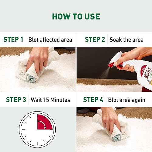 Miniatura 5 de Nature's Miracle Removedor de orina para gatos, 24 onzas, fórmula enzimática