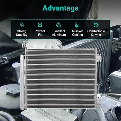 Miniatura 4 de SCITOO Condensador de aire acondicionado 30122 compatible con 2017-2021 para Nissan Rogue Sport 2.0L
