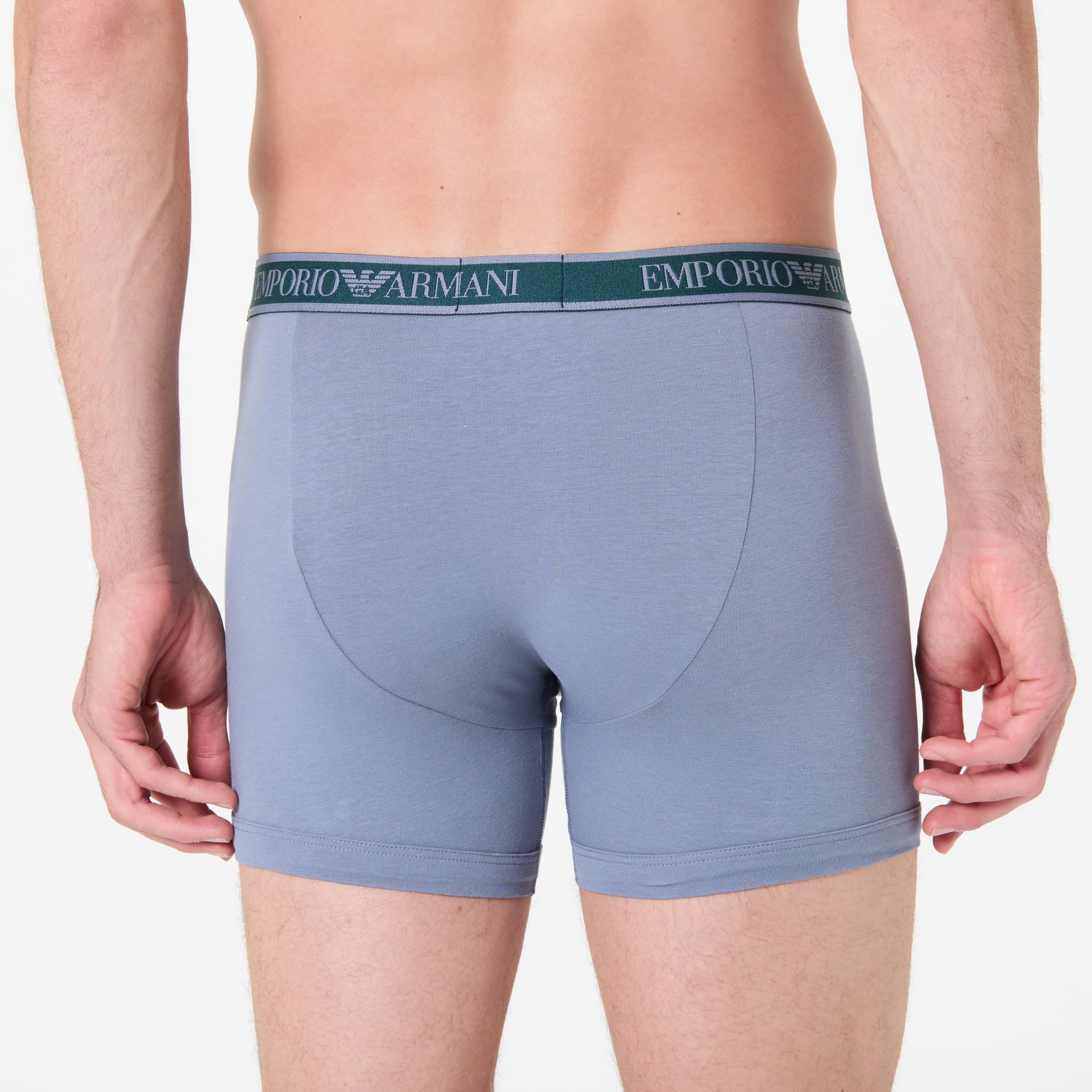 Emporio Armani Core Logoband 3-Pack Trunk Bermuda Uomo (Pacco da 3)