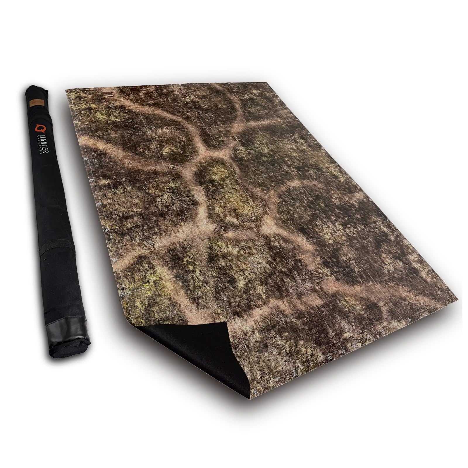 Tapis de Jeu 44 x 60 cm pour WHAoS, 112 x 152 cm, en Cuir synthétique, 1,1 mm d'épaisseur, Emballage en boîte(WHAoS - Blighted Gloommoor)