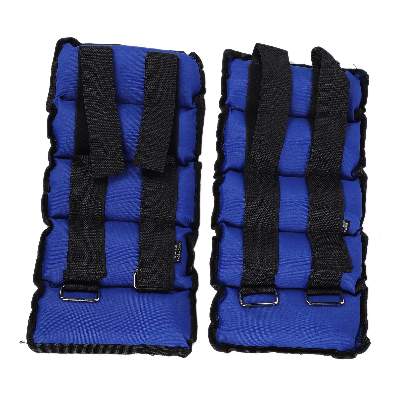 Dilwe Pesas de Tobillo Ajustables, 2 Pesas de Tobillo de Muñeca de 5 Kg para Fitness, Nailon Resistente con Cierres de Gancho y Bucle Ajustables para Entrenamiento Muscular y Pérdida
