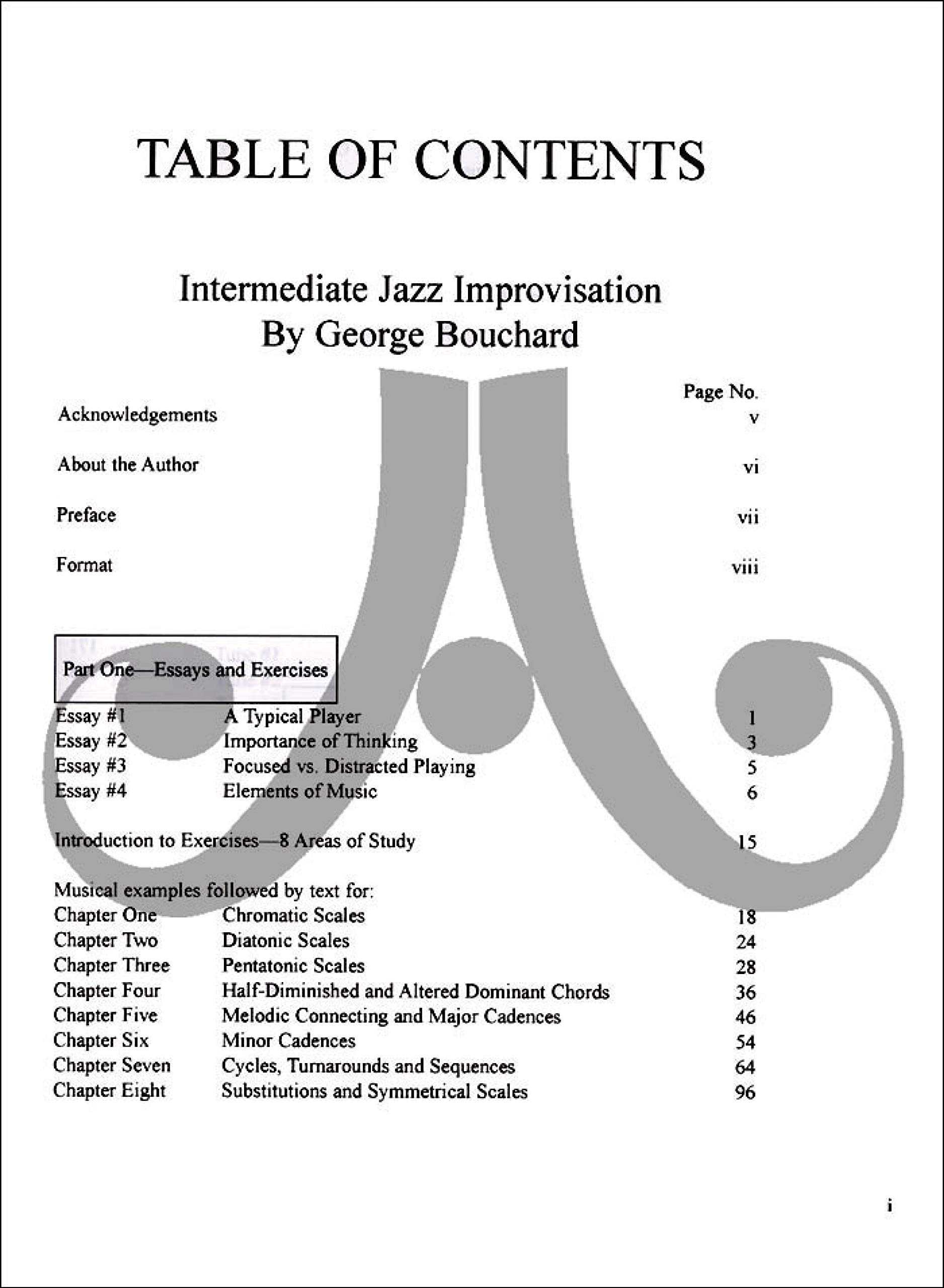 Intermediate Jazz Improvisation