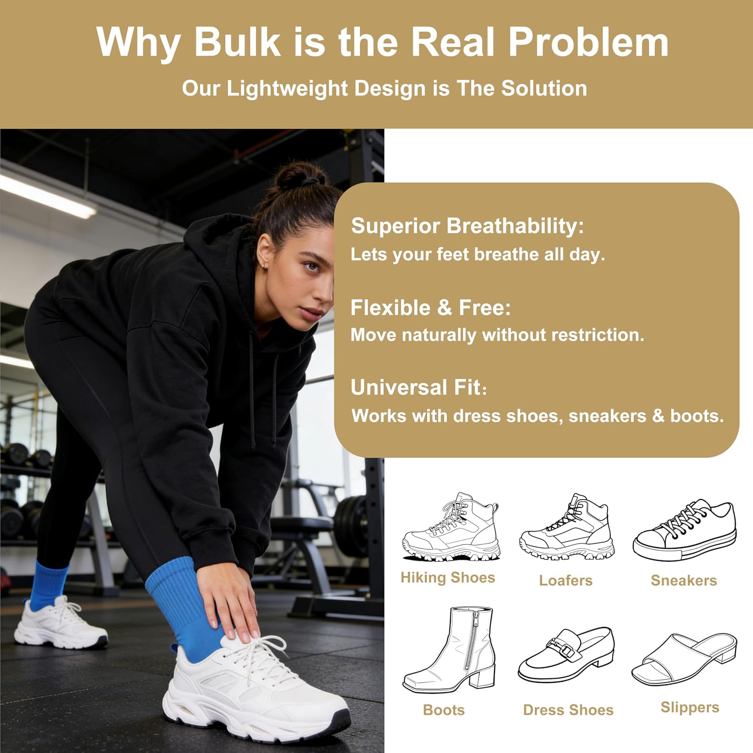 Womens Athletic Cotton Quarter Crew Socks - Just Right Thickness, Soft & Breathable, Value 5/7 Packs for Gym
