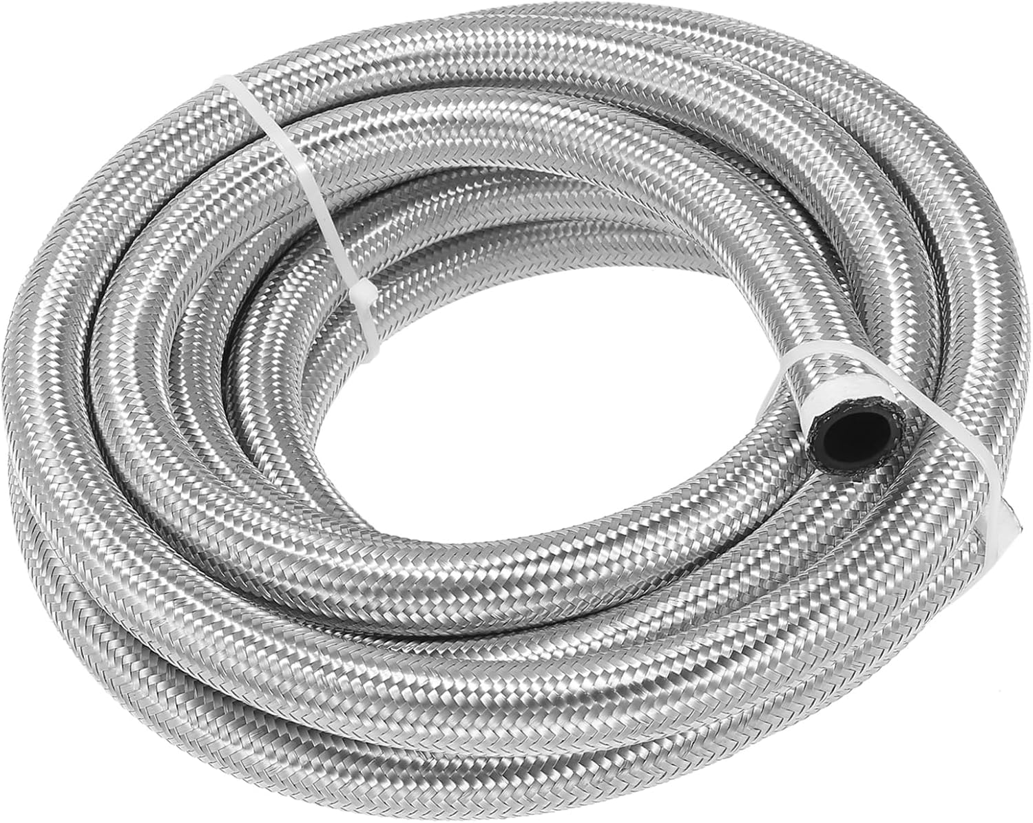 15 Ft 10AN Fuel Hose AN10 5/8" Universal Braided Stainless Steel CPE Oil Fuel Gas Line Hose Auto Replacement Parts
