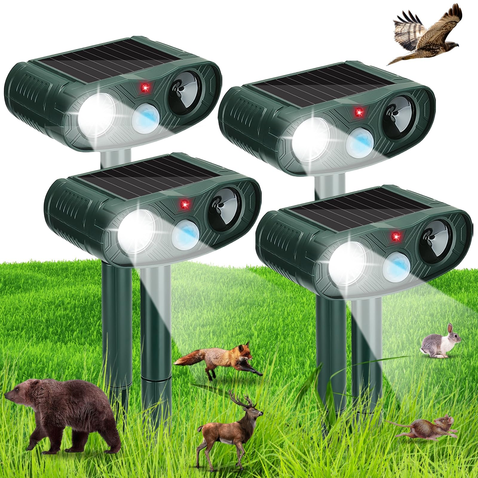Animal Repellent Outdoor &amp; Sonic Deer Repellent Devicesfor Plants