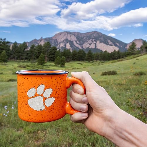 Miniatura 329 de Rico Industries NCAA Utah Utes - Taza de café personalizada de 12 onzas con logotipo grabado con láser profundo, taza de cerámica para acampar con