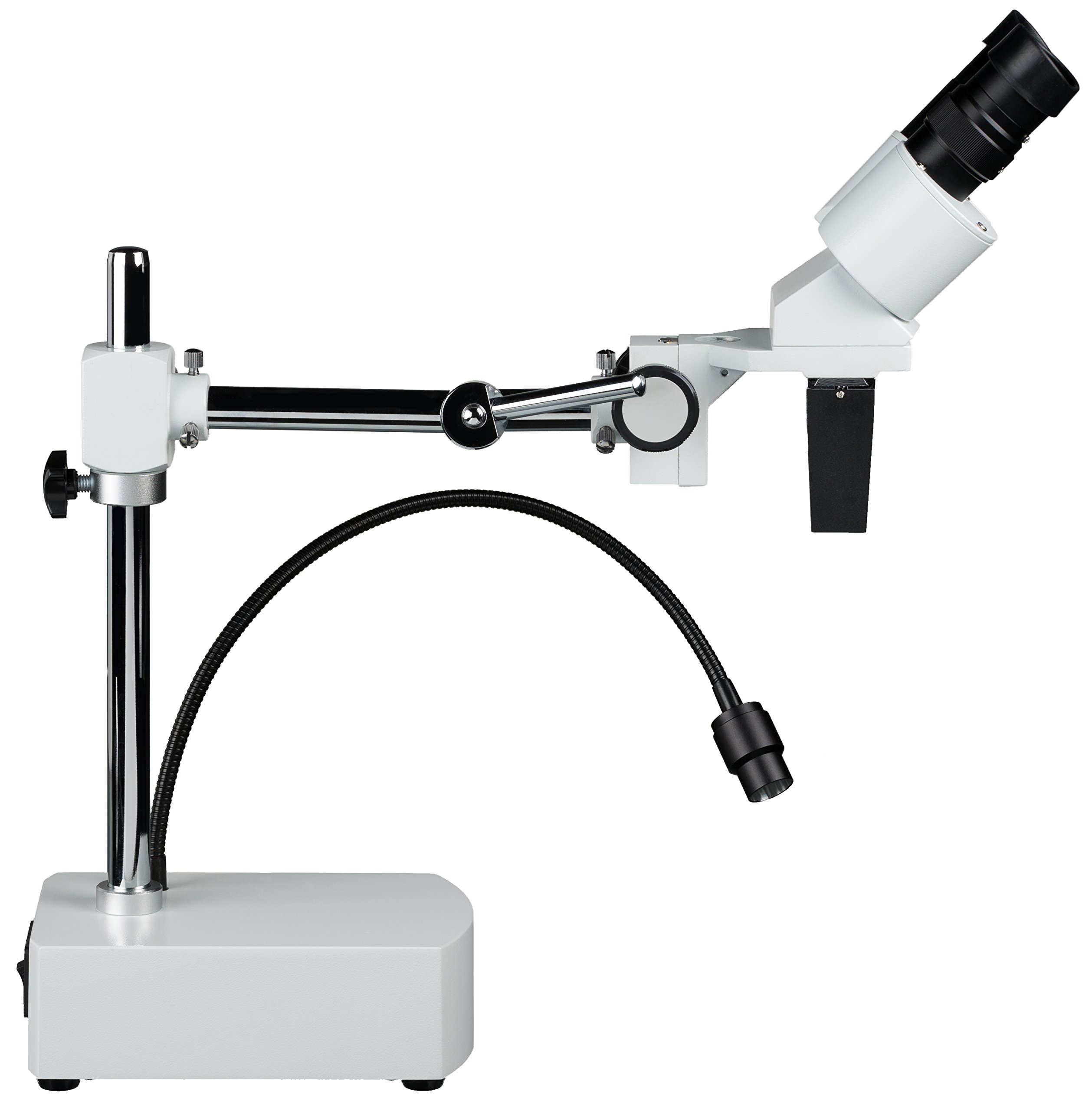Bresser Auflicht Stereo Mikroskop Biorit ICD-CS 10x/20x Vergrößerung, mit sehr großem Arbeitsabstand und flexibler LED-Beleuchtung, optimal für Lötarbeiten