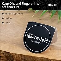Vista 3 de Hudson Hi-Fi Paquete de 3 manoplas de discos antiestáticas para limpiar discos y manejador - Accesorios para tocadiscos con material de microfibra