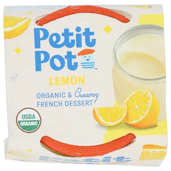 Petit Pot Organic Lemon Pot De Creme, 3.5 OZ 6